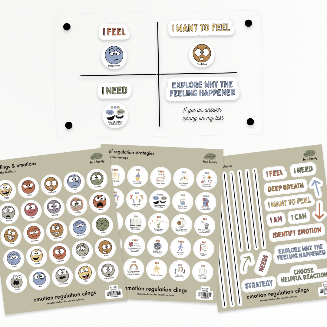 Self-Regulation Strategies | Spot the Feelings | Emotion Regulation Clings