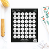 Daily Essentials Starter, Adulting cling sheet, flatlay