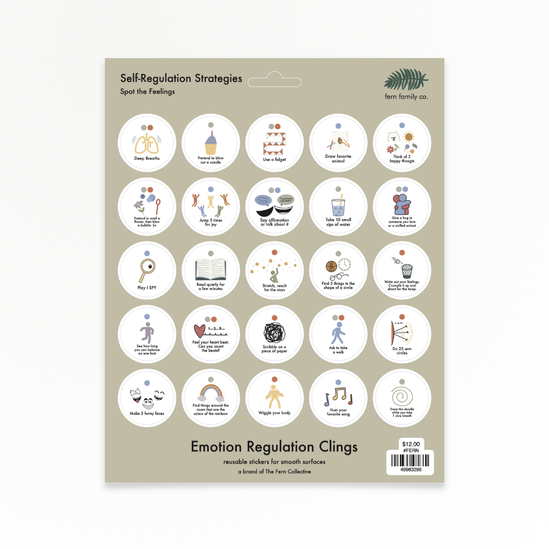 Self-Regulation Strategies | Spot the Feelings | Emotion Regulation Clings