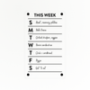 Weekly Overview Board | Magnetic