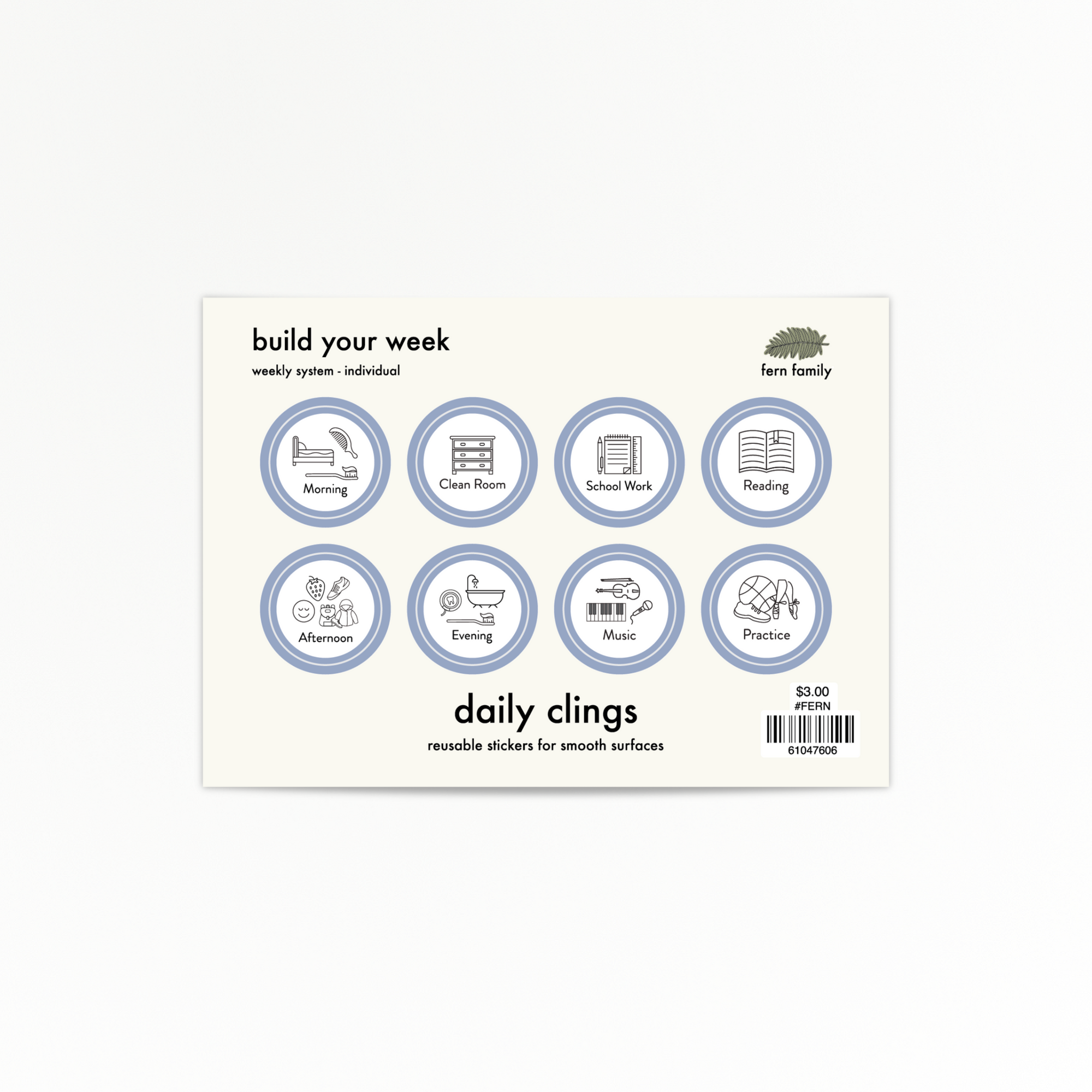 Weekly Essentials | Individual | Weekly Clings