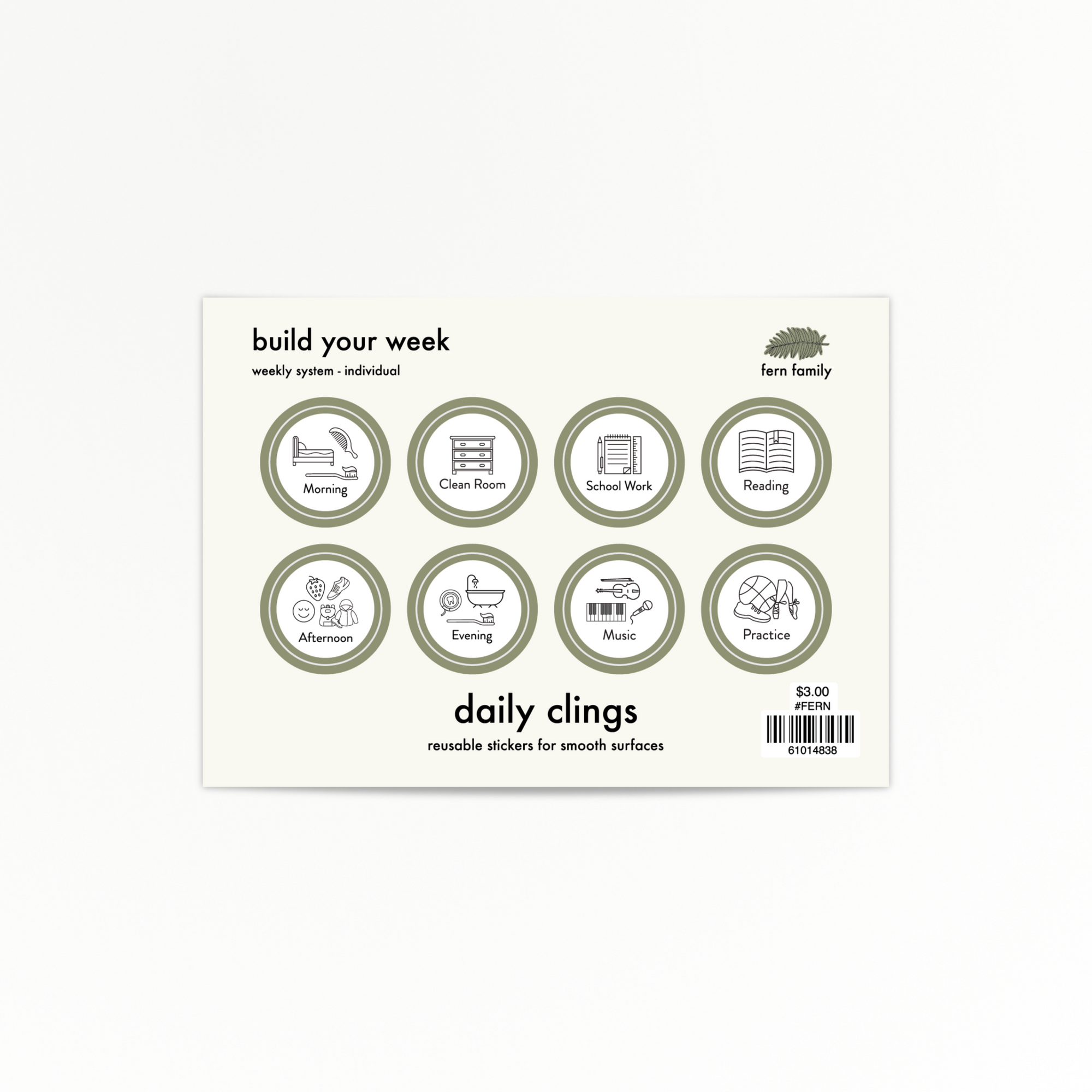 Weekly Essentials | Individual | Weekly Clings