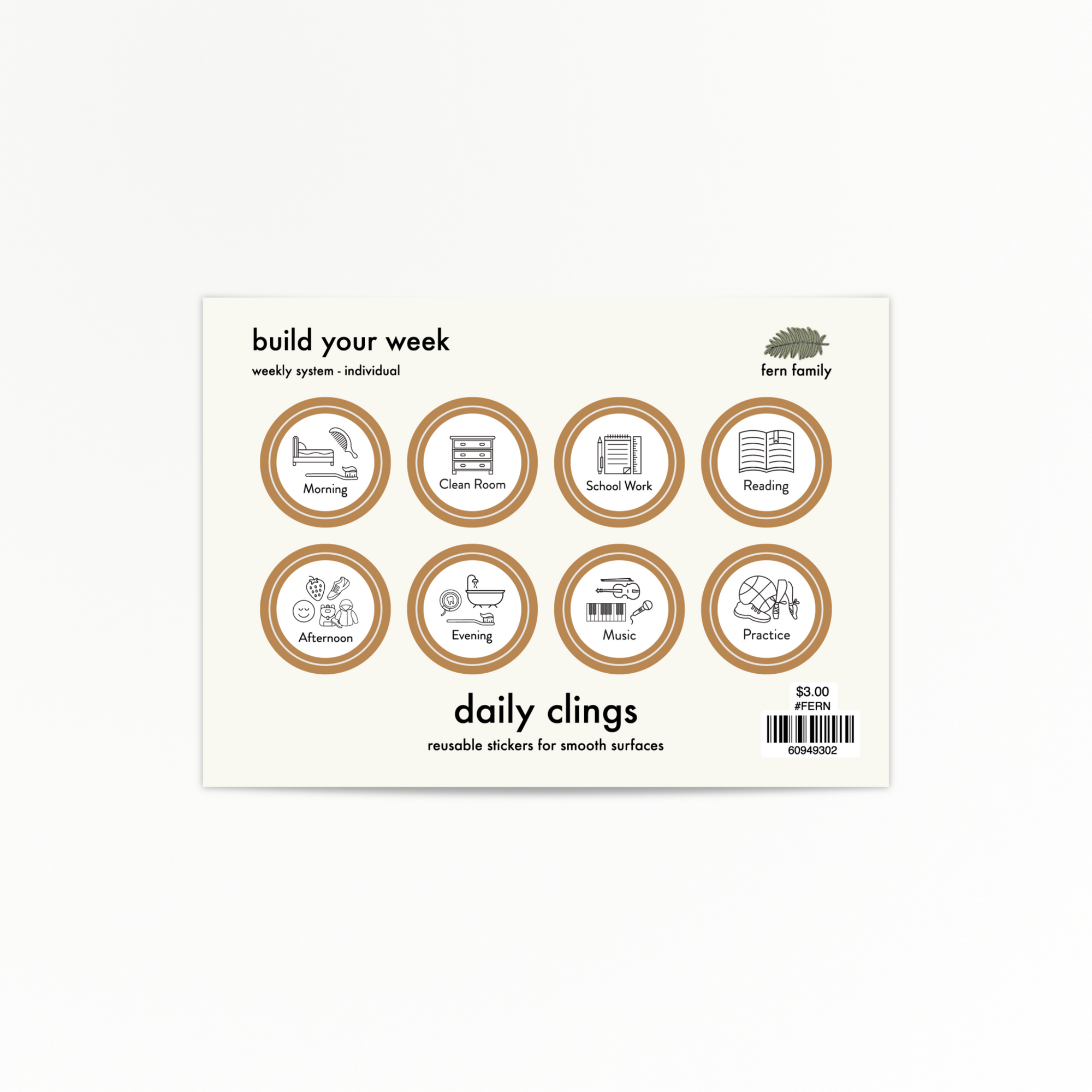 Weekly Essentials | Individual | Weekly Clings