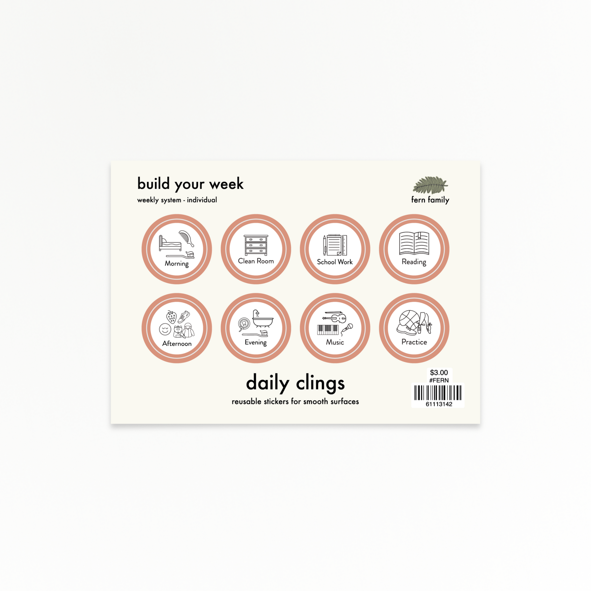 Weekly Essentials | Individual | Weekly Clings