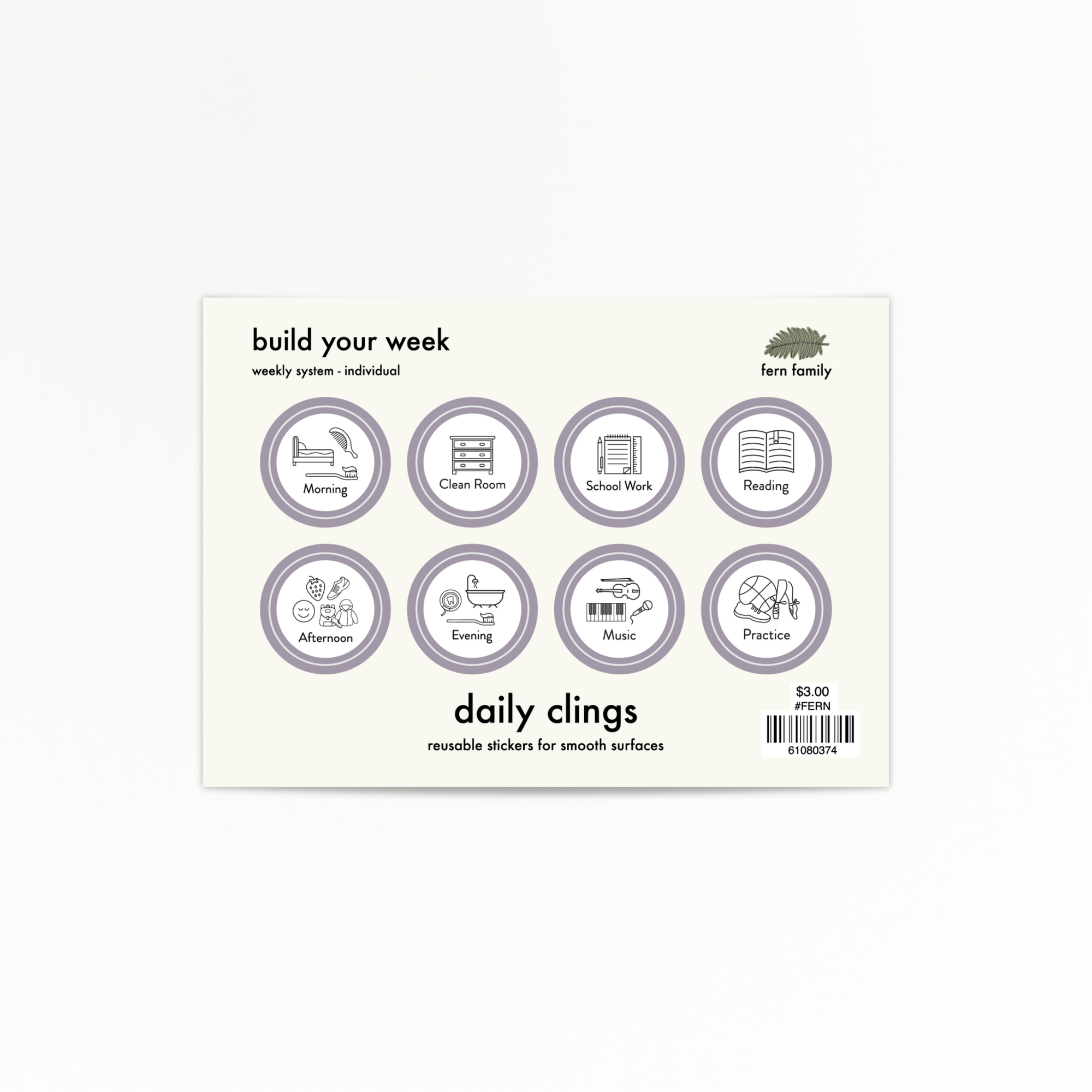 Weekly Essentials | Individual | Weekly Clings