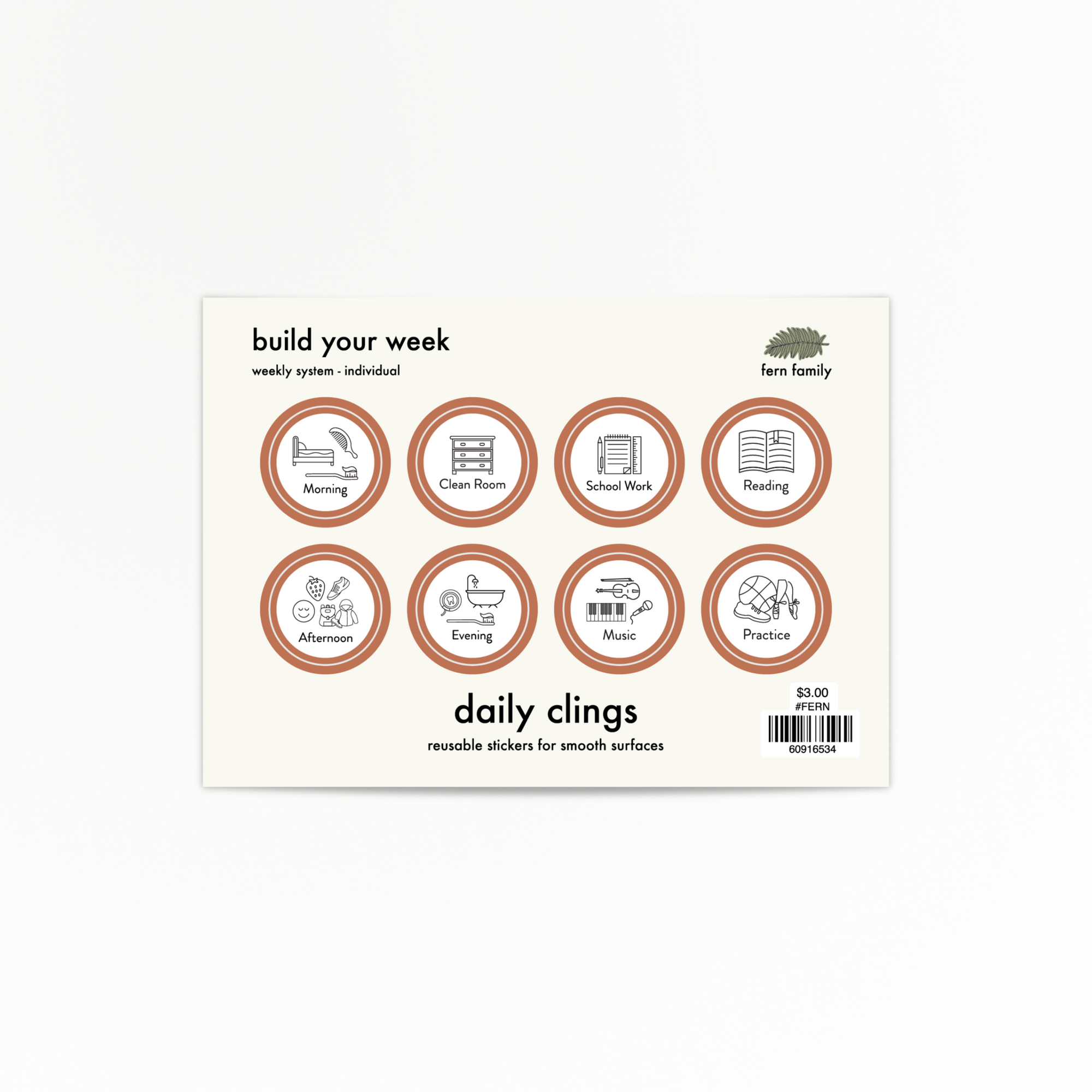 Weekly Essentials | Individual | Weekly Clings