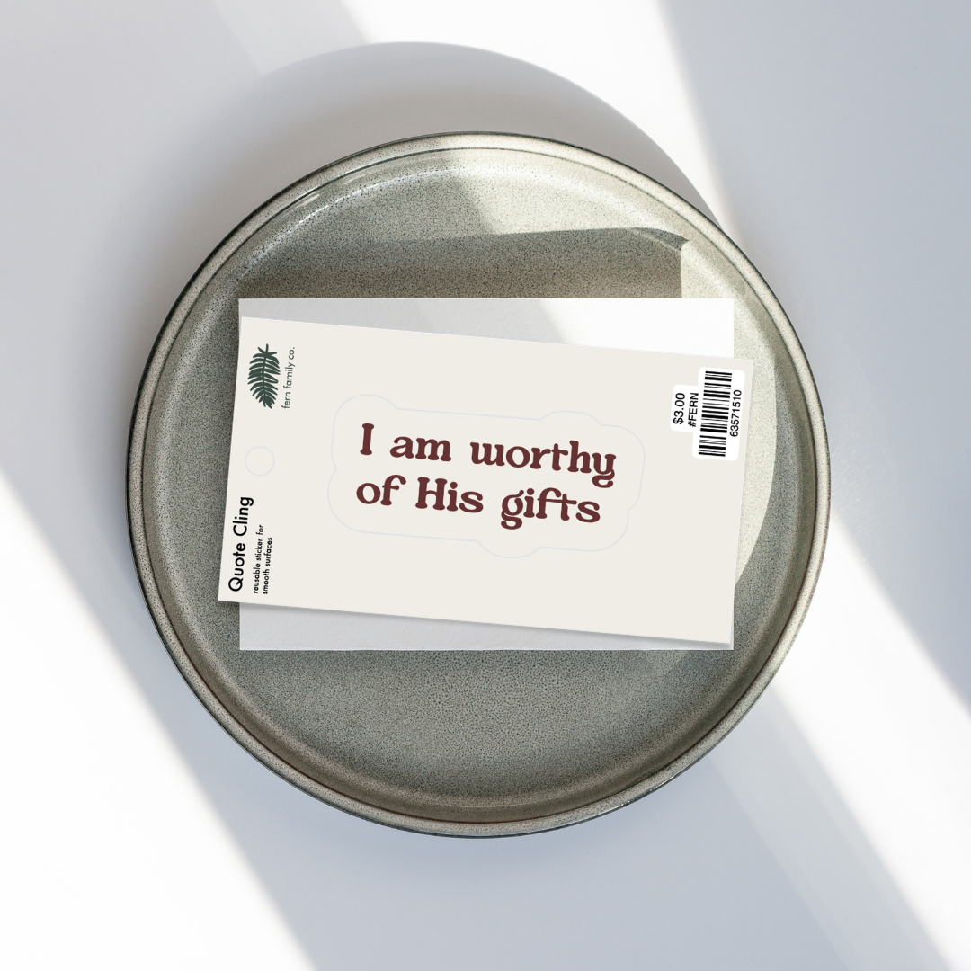 Faith | Worthy | Quote Clings