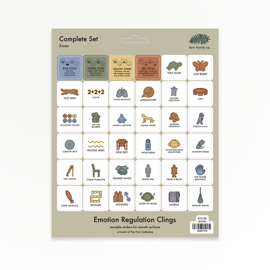 Complete Set | Zones | Emotion Regulation Clings