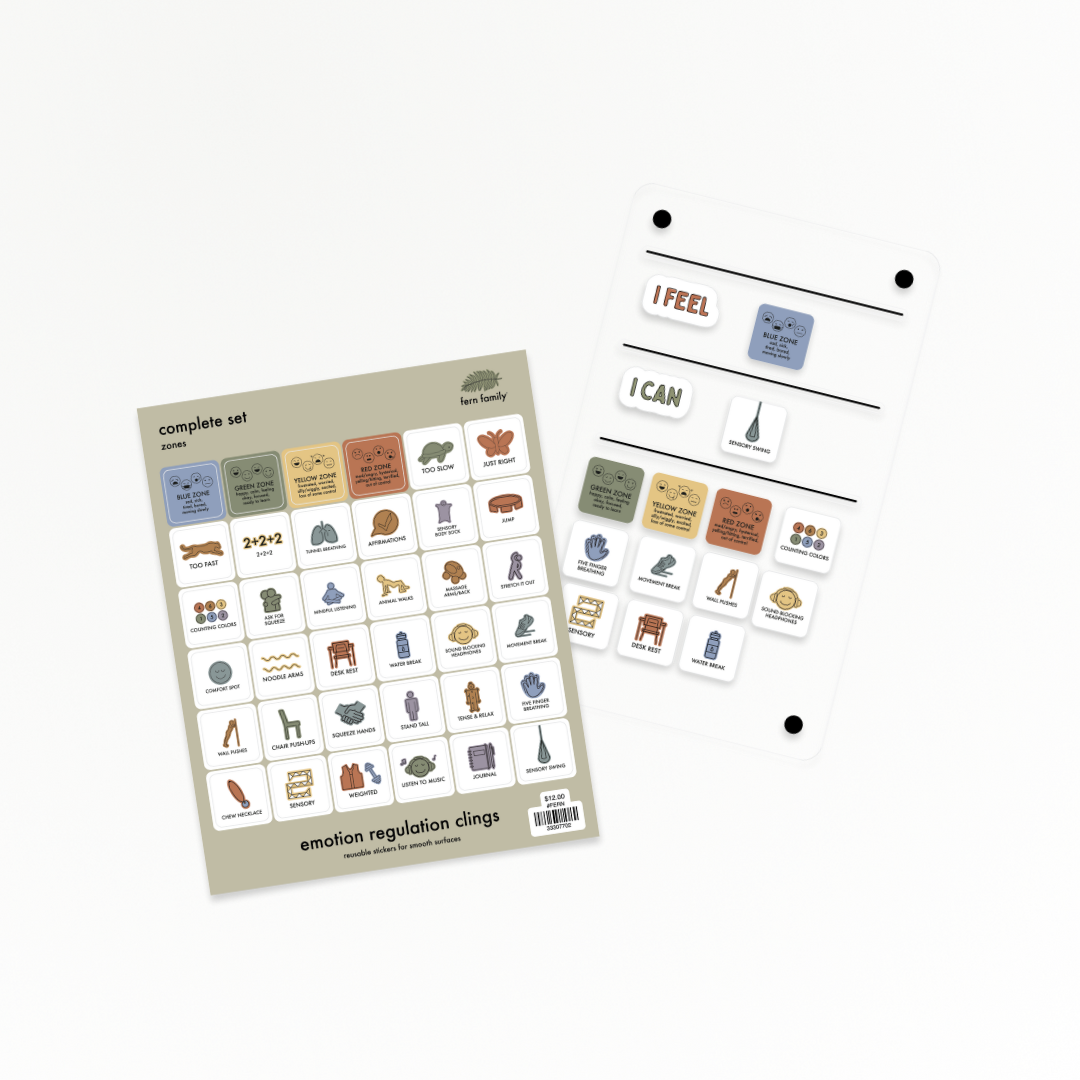 Complete Set | Zones | Emotion Regulation Clings